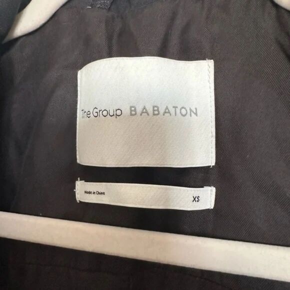 NWT Aritzia Babaton Bowerman Black Asymmetrical Zip Down Puffer Jacket Coat XS 0 - Picture 7 of 14